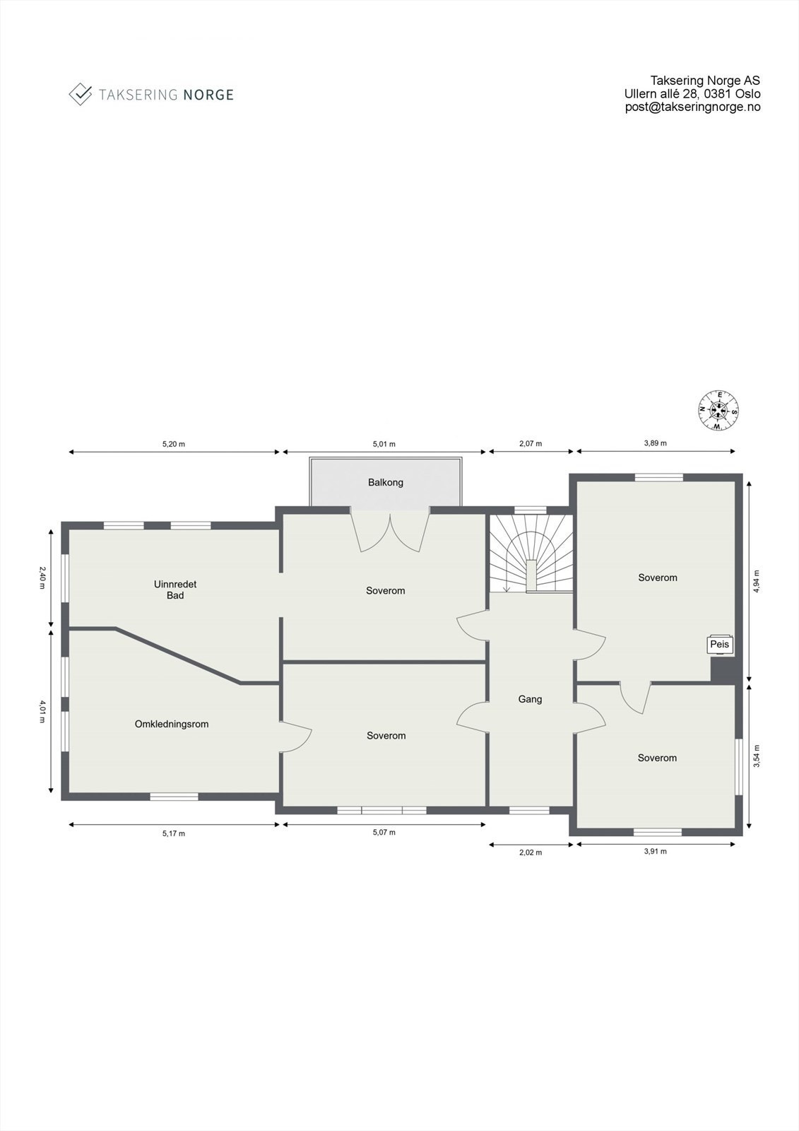 Plantegning 2. etasje. Galleribilde