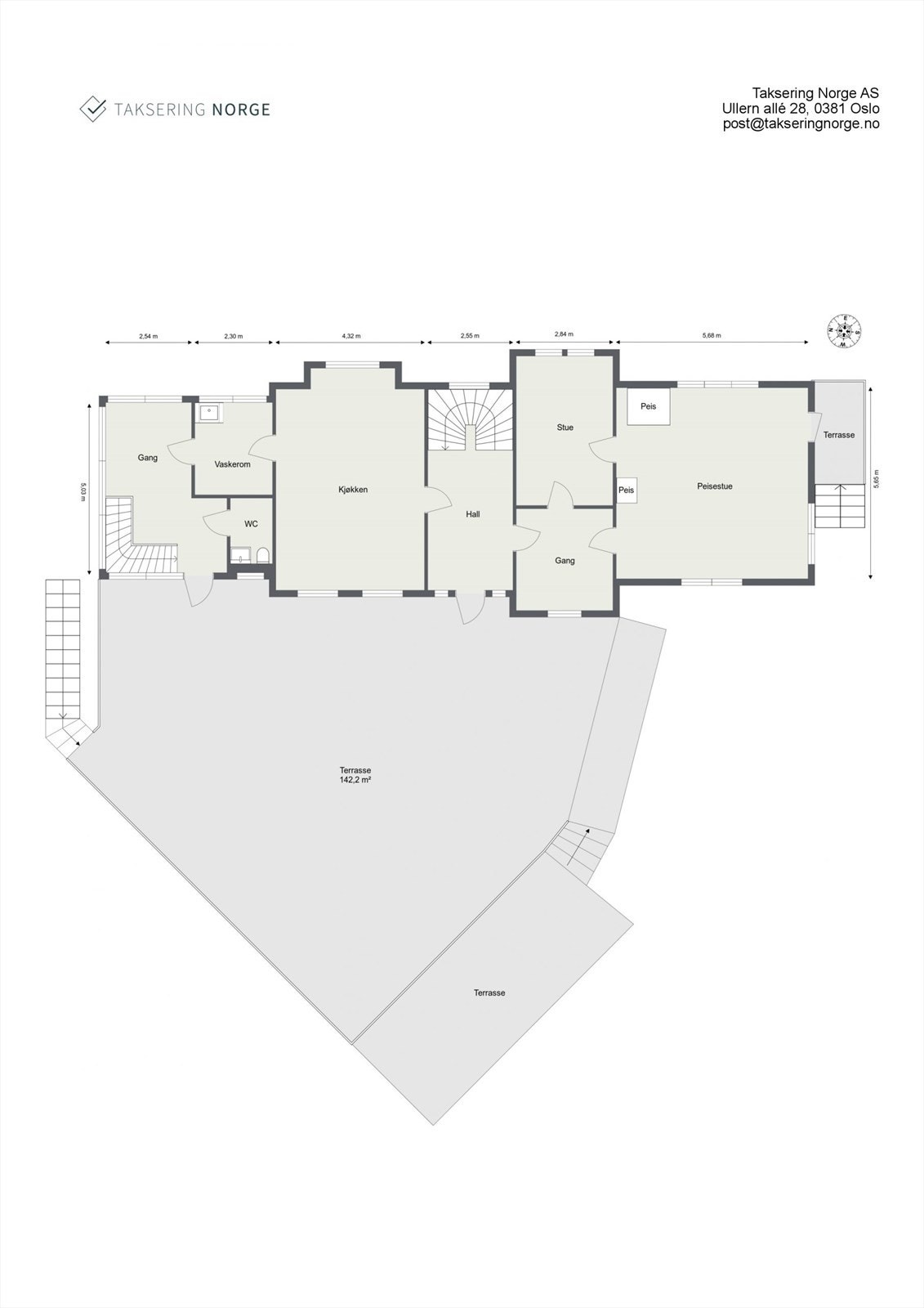 Plantegning 1. etasje. Galleribilde