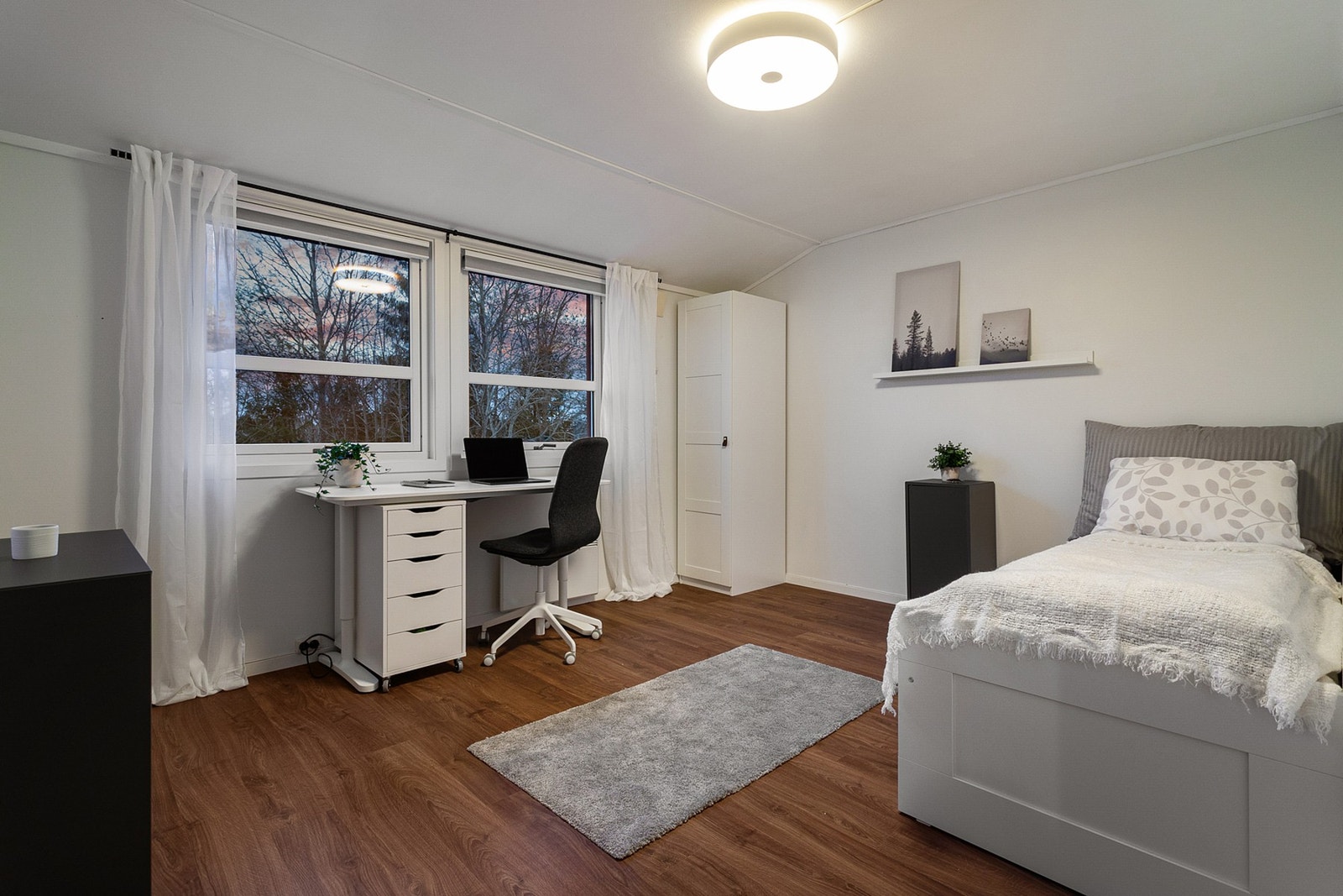 Soverom i 2. etasje på 13 kvadratmeter bruksareal. Galleribilde