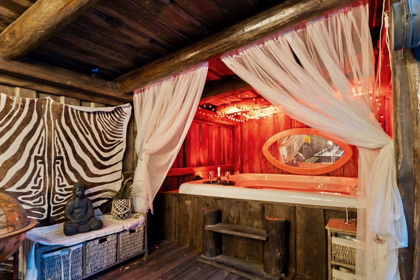 Her finner man også en flott jaccuzi Galleribilde