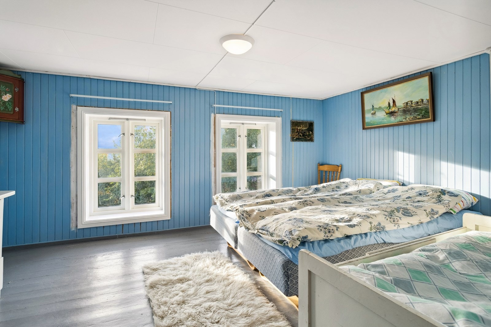 Huset har en gjennomgående sjarmerende preg i alle rom som gjenspeiler byggeår Galleribilde