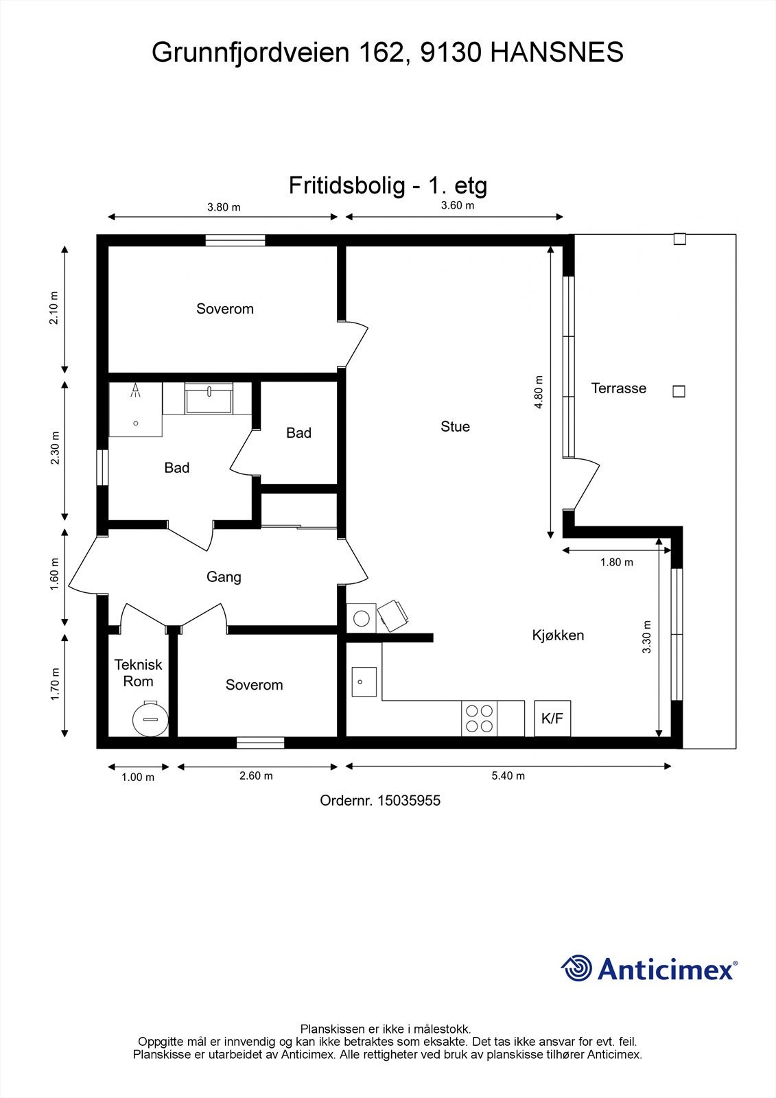 Plantegning 1.etg Galleribilde
