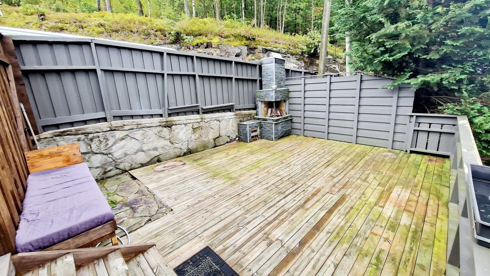 Terrasse med utepeis Galleribilde
