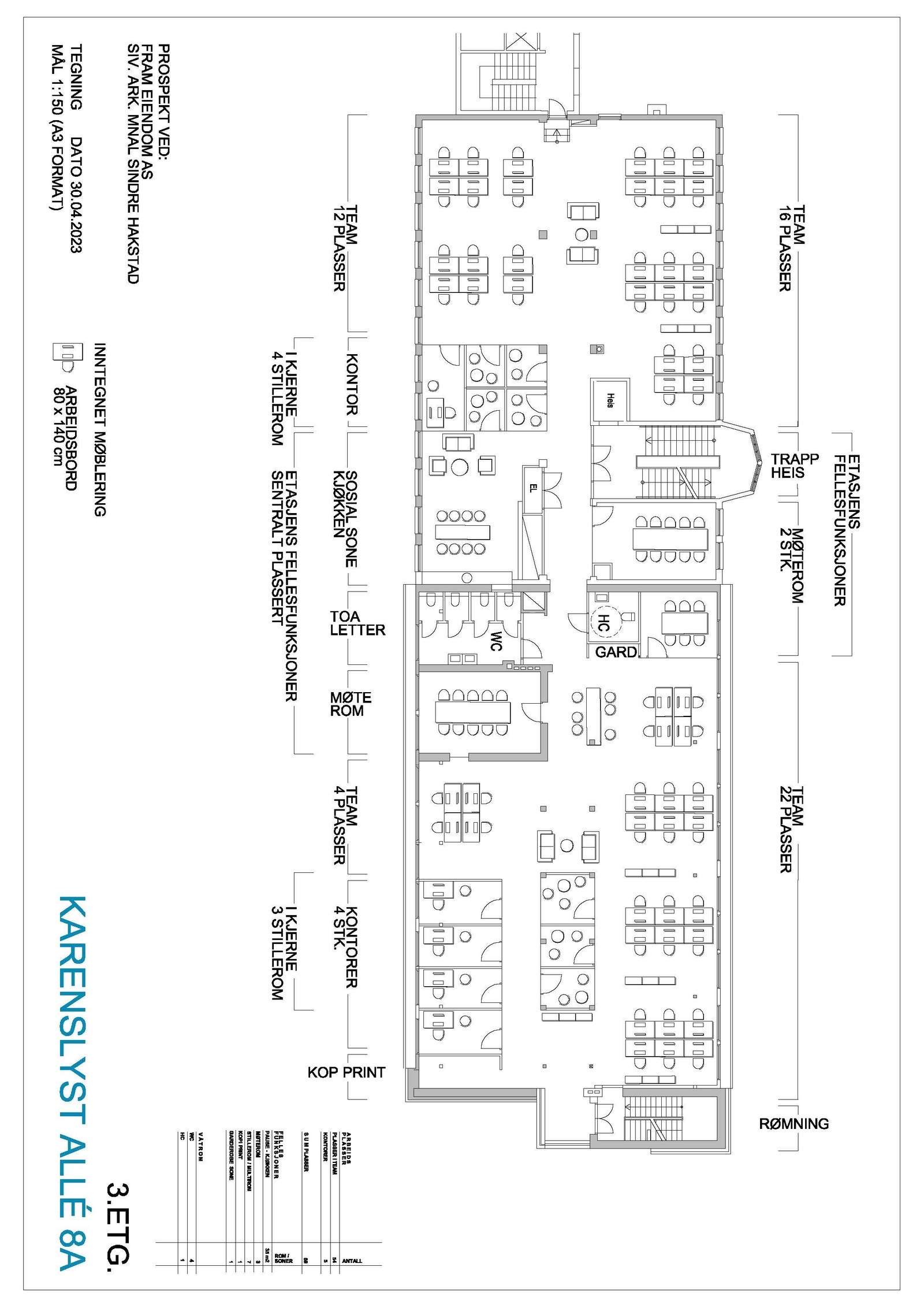 Illustrasjon planløsning Galleribilde