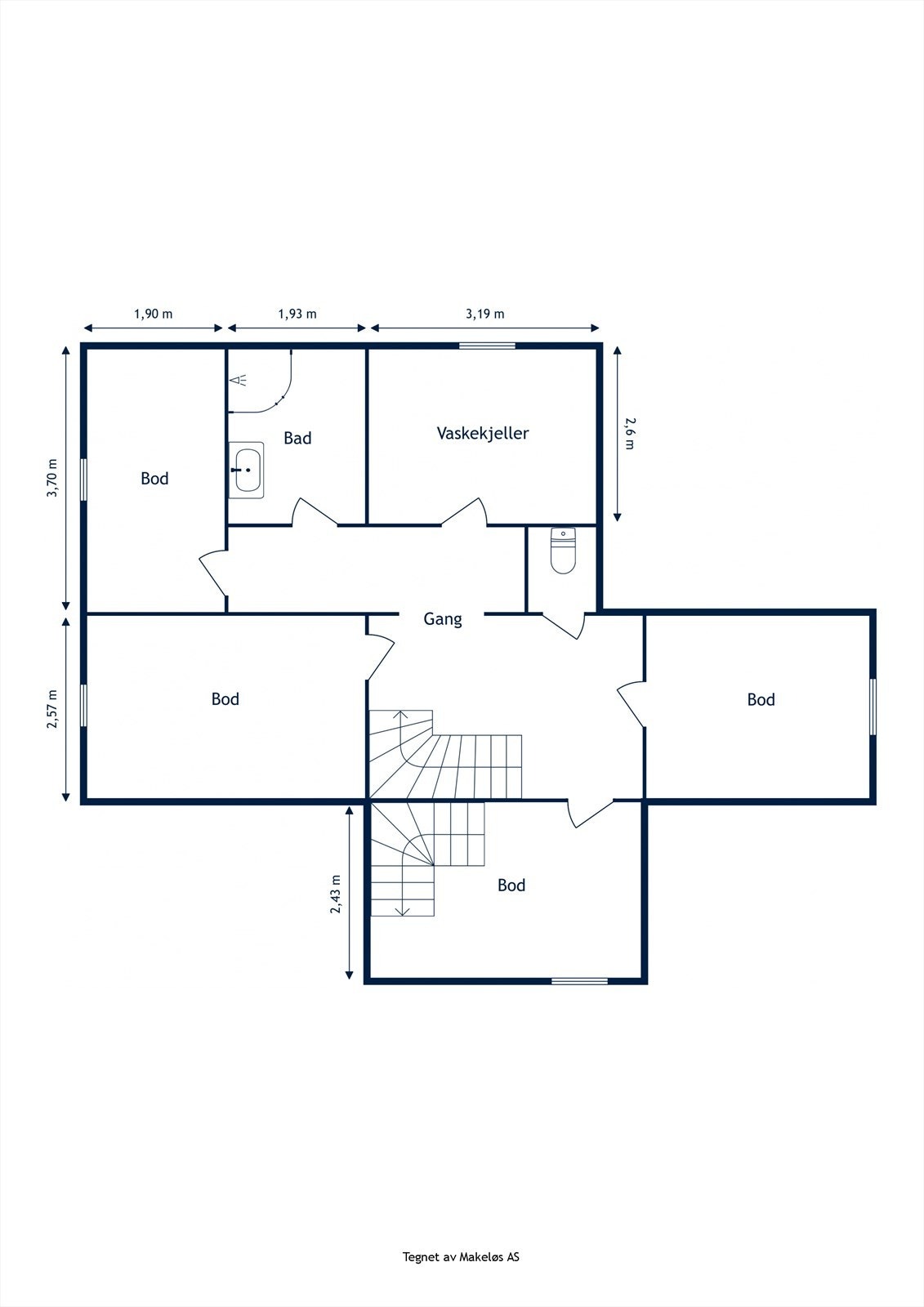 Gjettumveien - 110, Kjeller - 2D Floor Plan.jpg Galleribilde