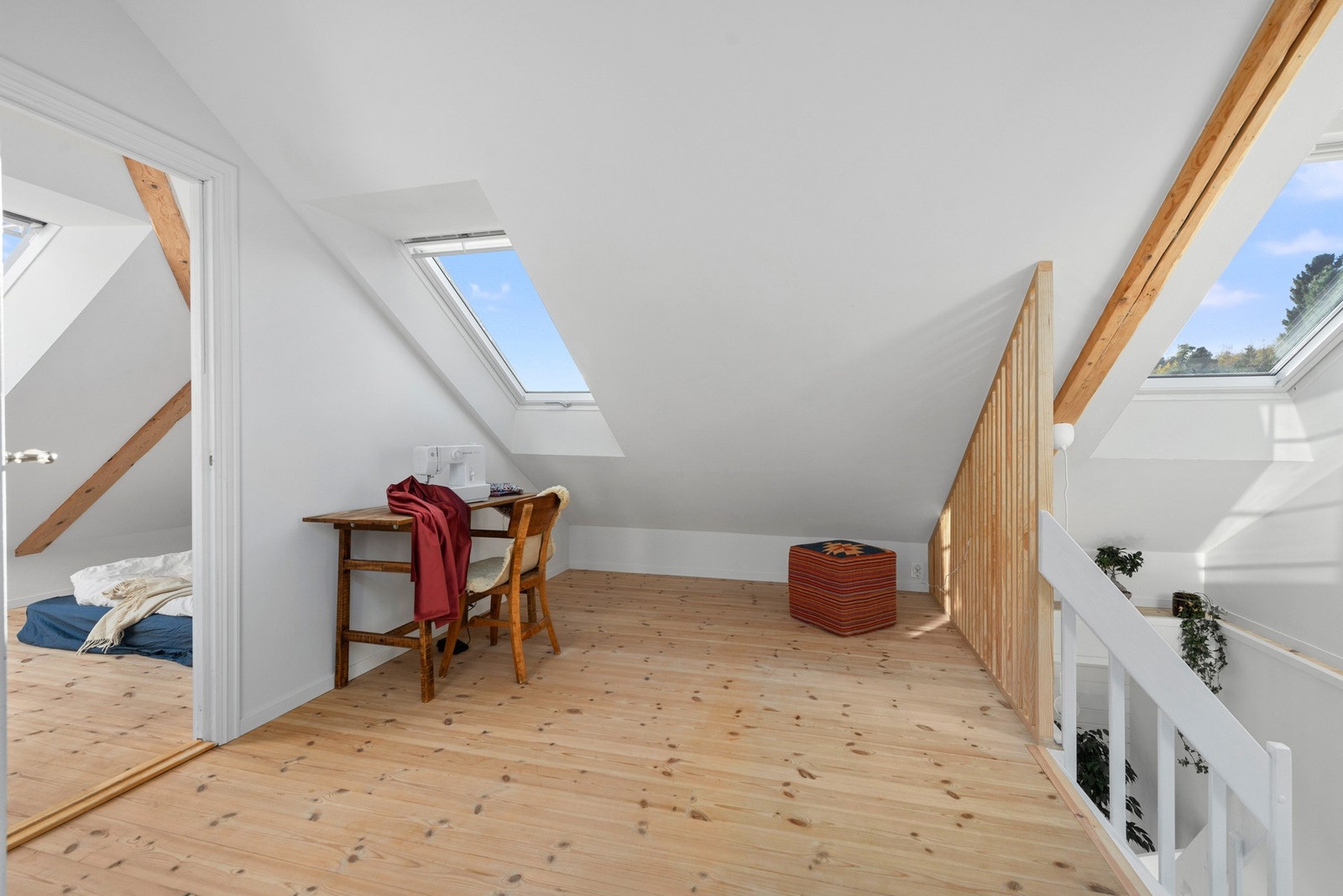 Loftstue på 9,5m2 Galleribilde