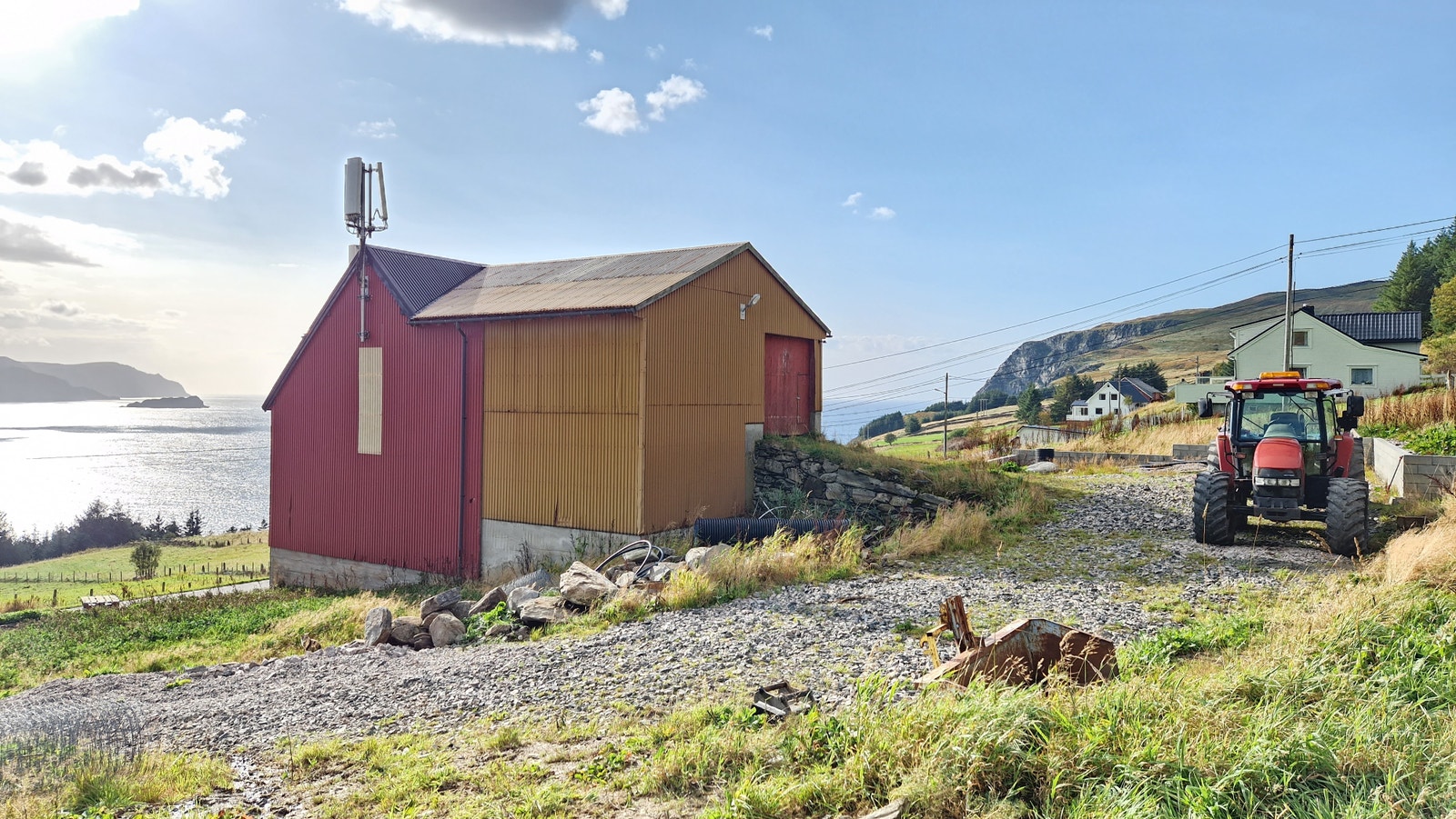 Driftsbygning fasade Galleribilde