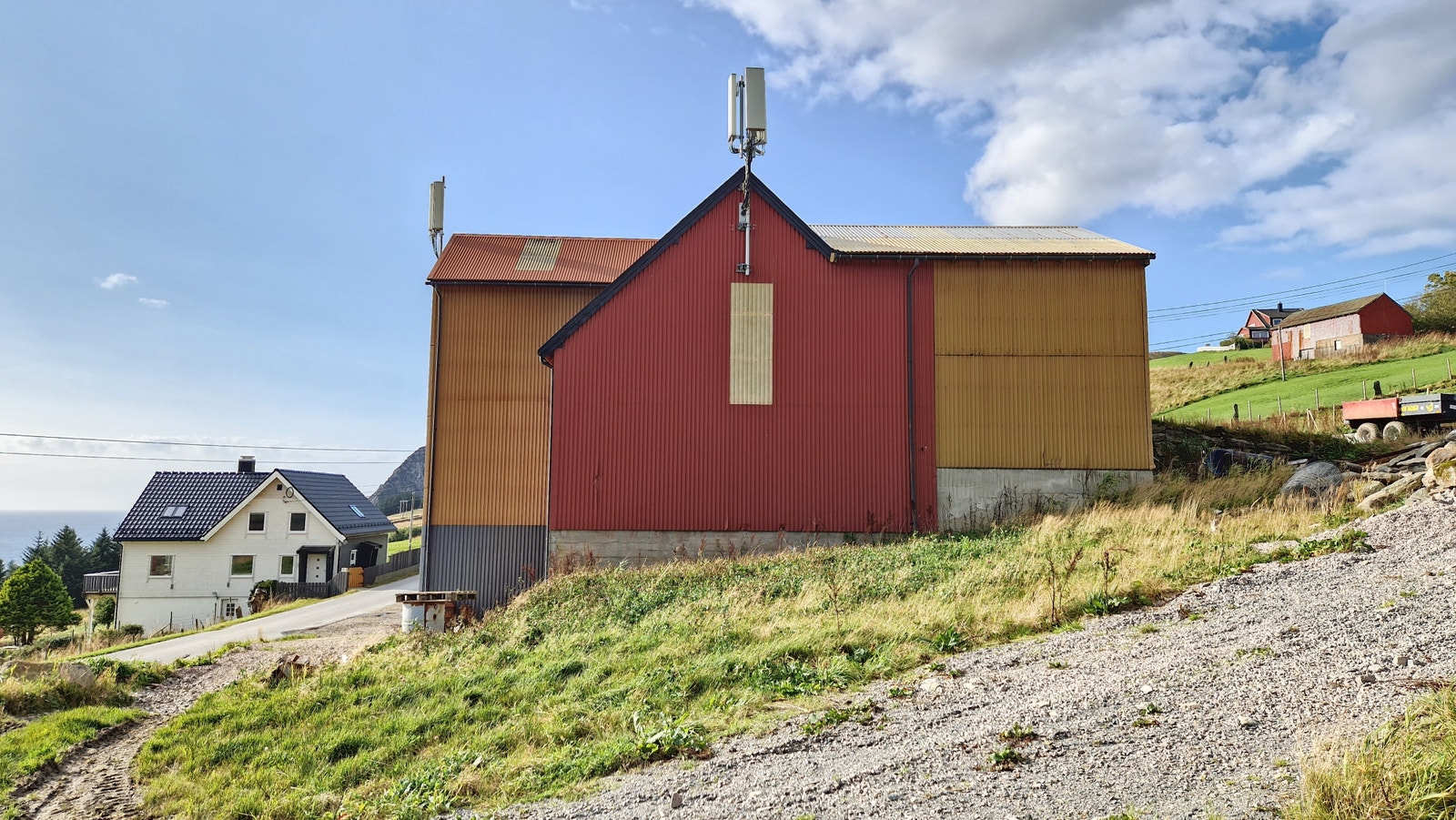 Driftsbygning fasade Galleribilde