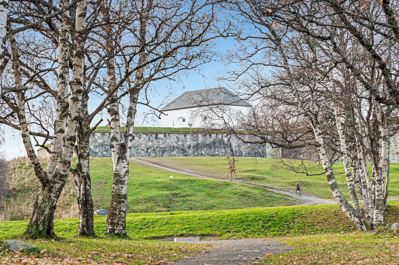 Kort avstand til fine turområder på Kristiansten festning. Galleribilde
