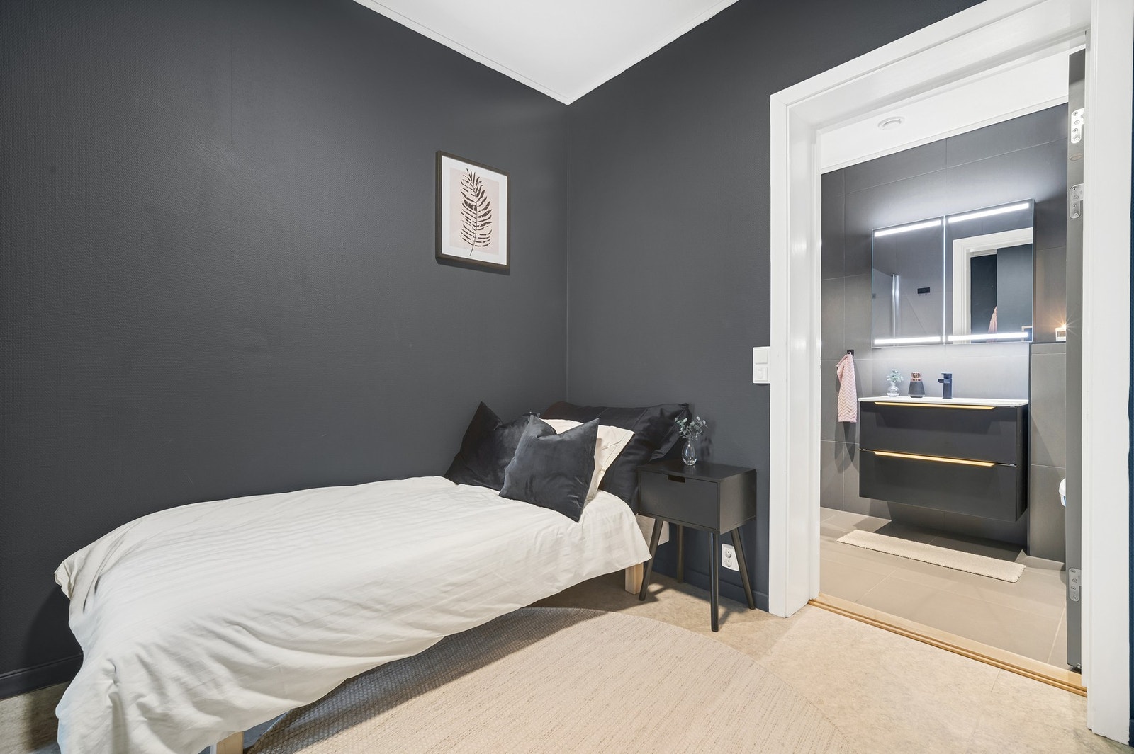 Soverom på 8,3 kvadratmeter. Galleribilde