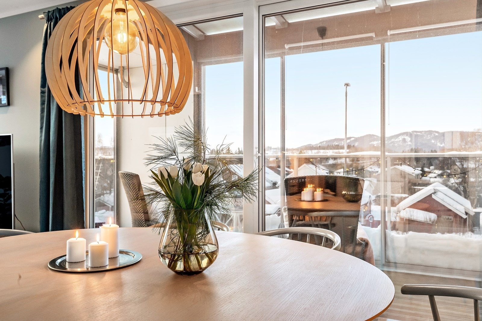 Her er det svært gode lysforhold med store vindusflater. Galleribilde