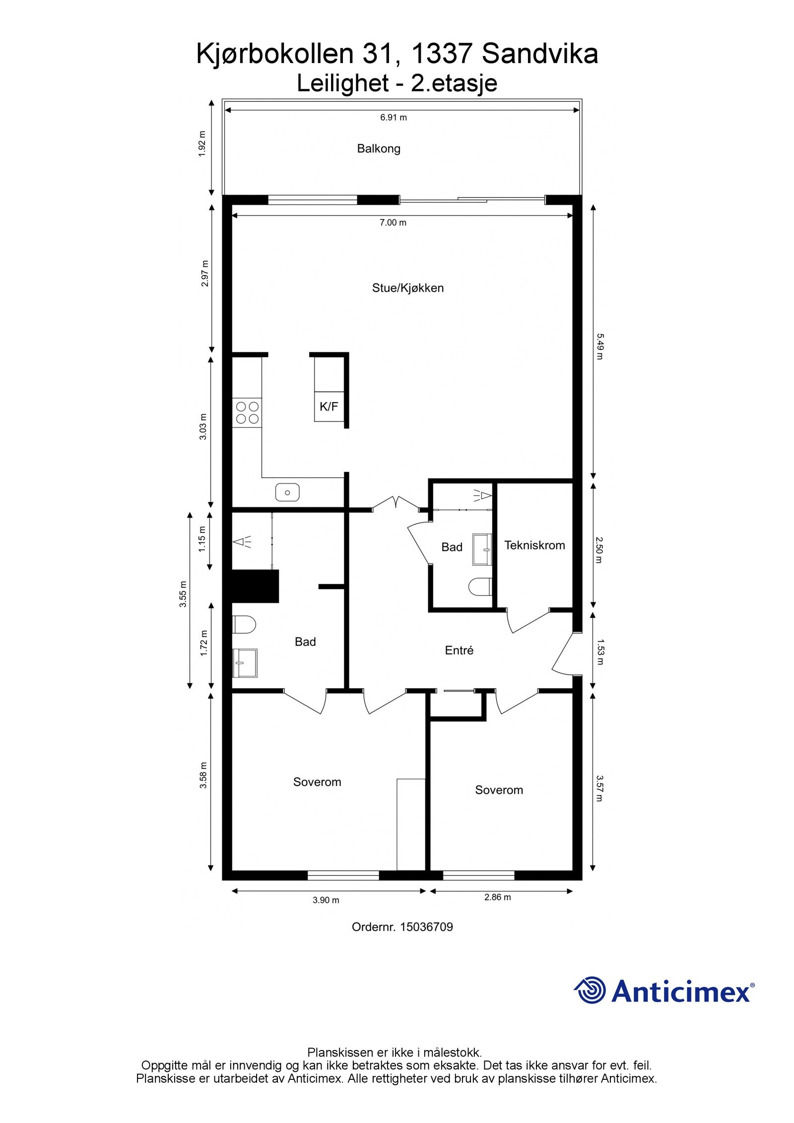 Plantegning Galleribilde