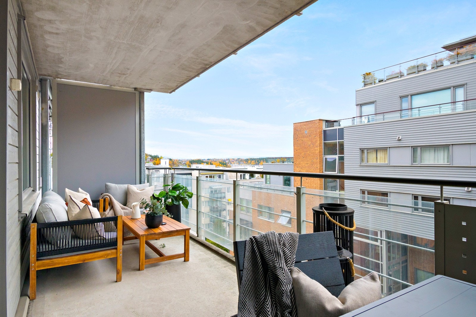 God plass til ønsket utemøblement. Galleribilde