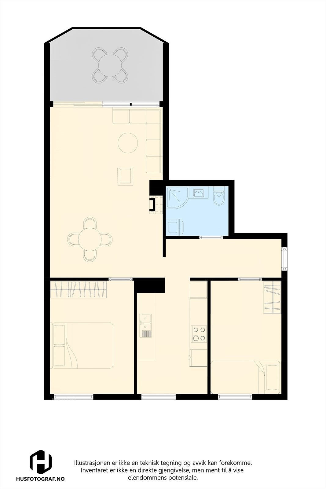 Plantegning Galleribilde