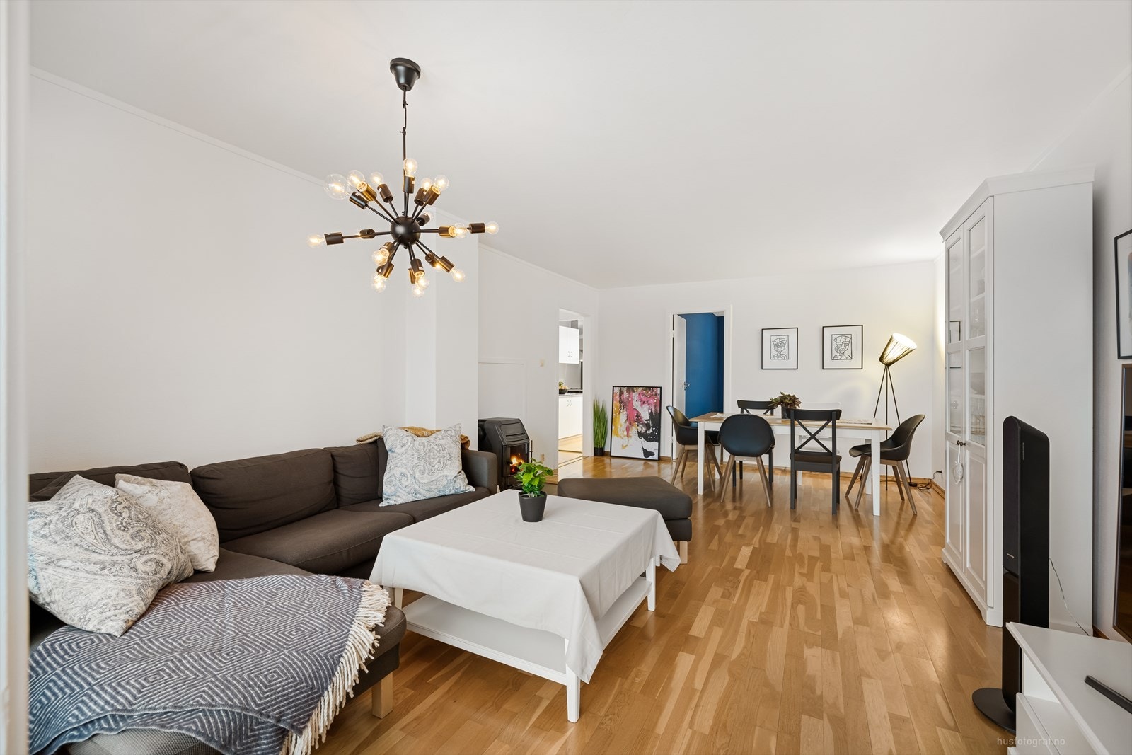 Stue/spisestue Galleribilde