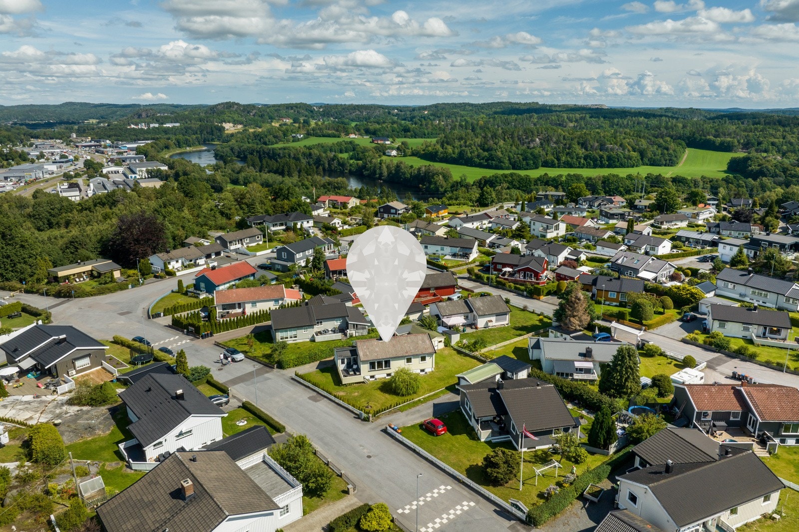 Diverse dronefoto Galleribilde