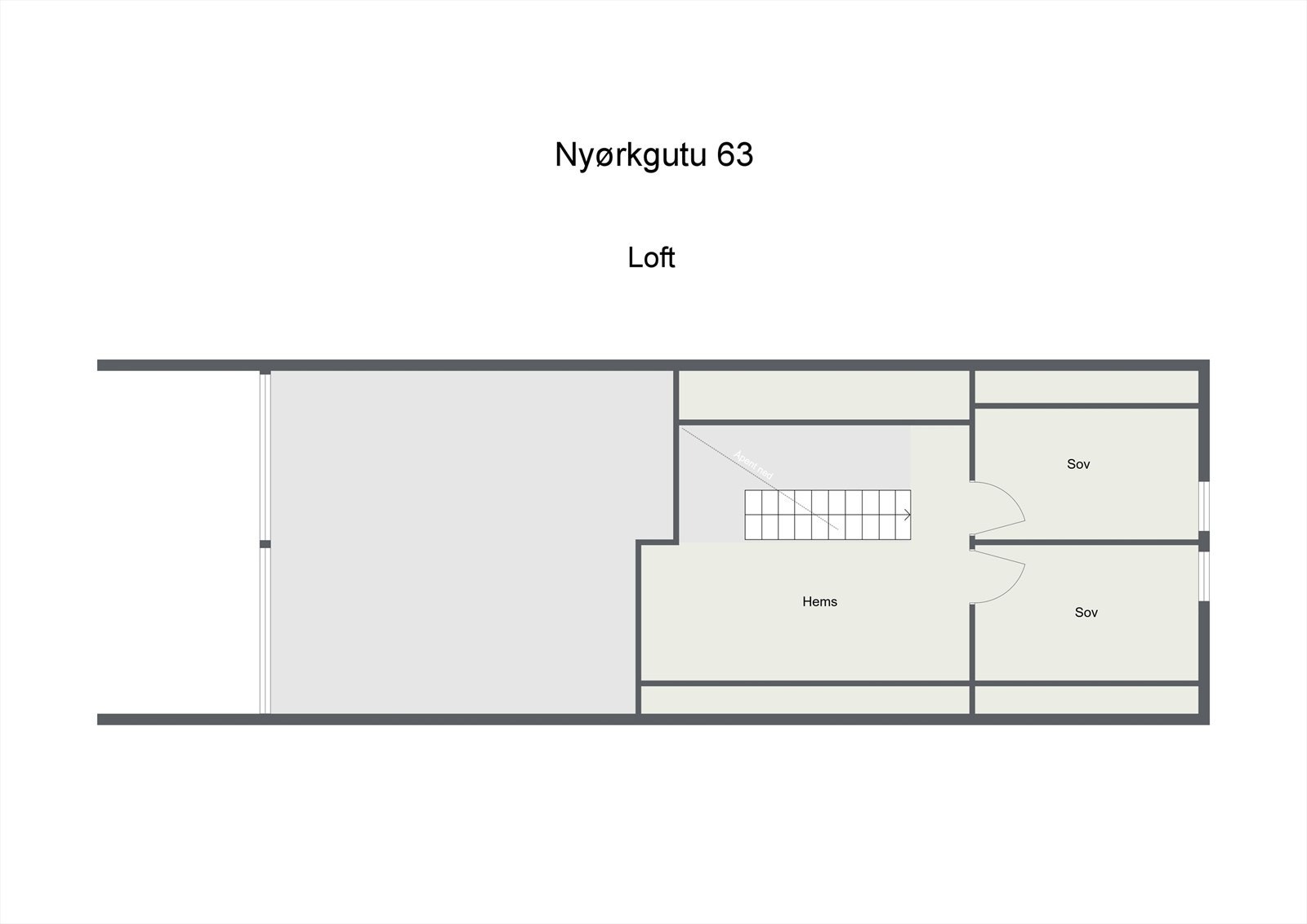 Plan 2. etasje Galleribilde