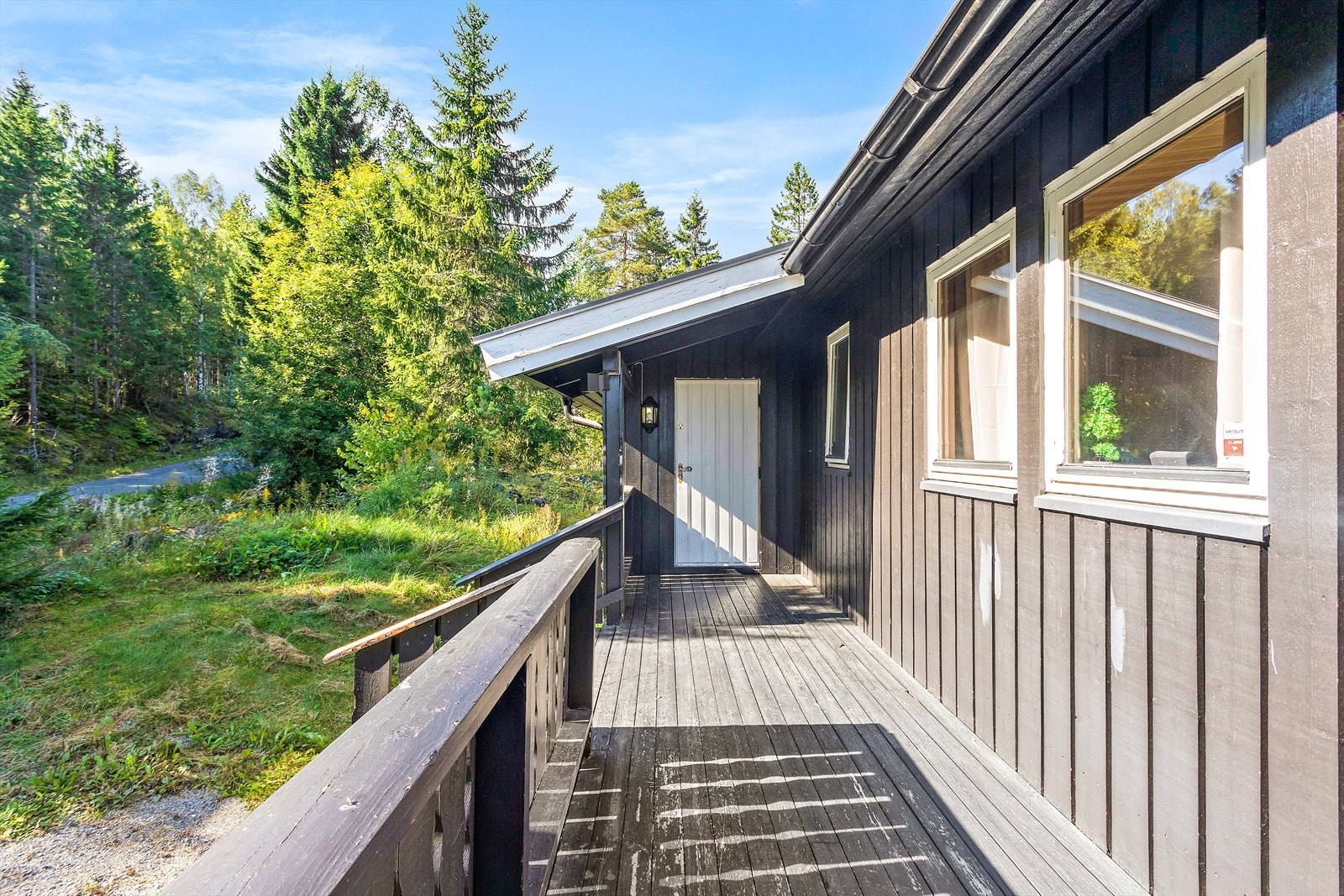Fra hytta er det gangavstand til bredden av Hagatjern hvor det er fine muligheter til fiske, bading og friluftsliv. Galleribilde