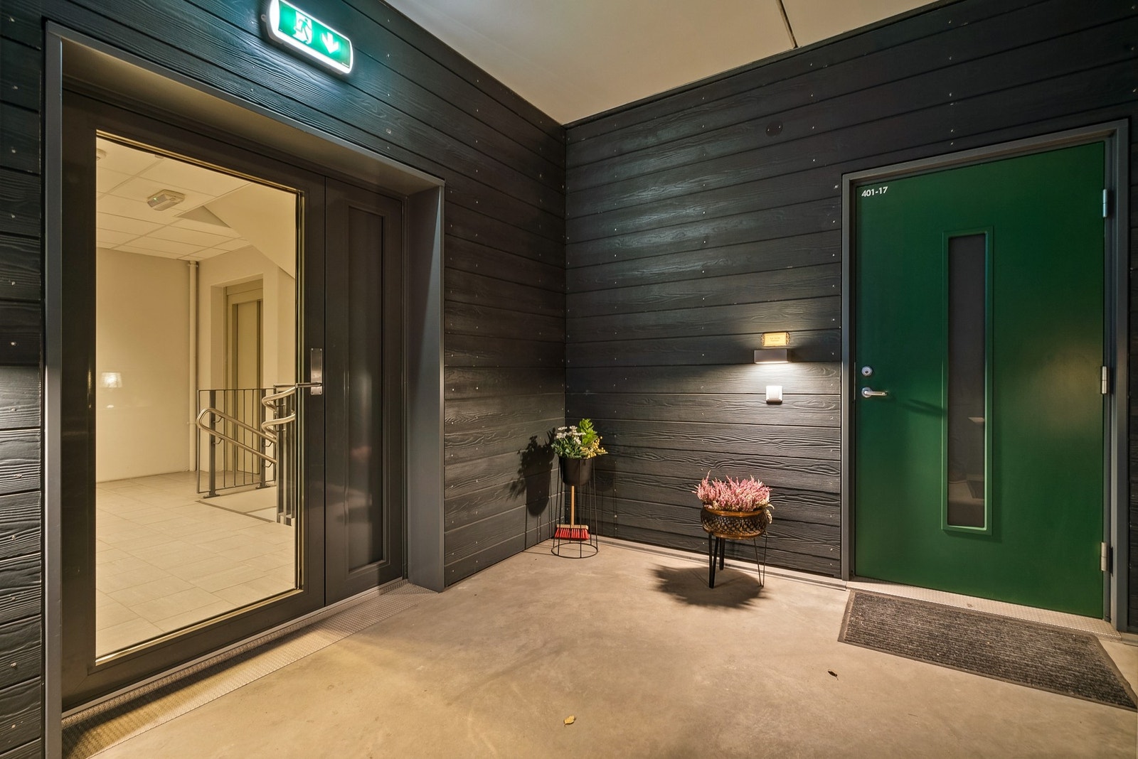 Inngangspartiet til leiligheten. Galleribilde