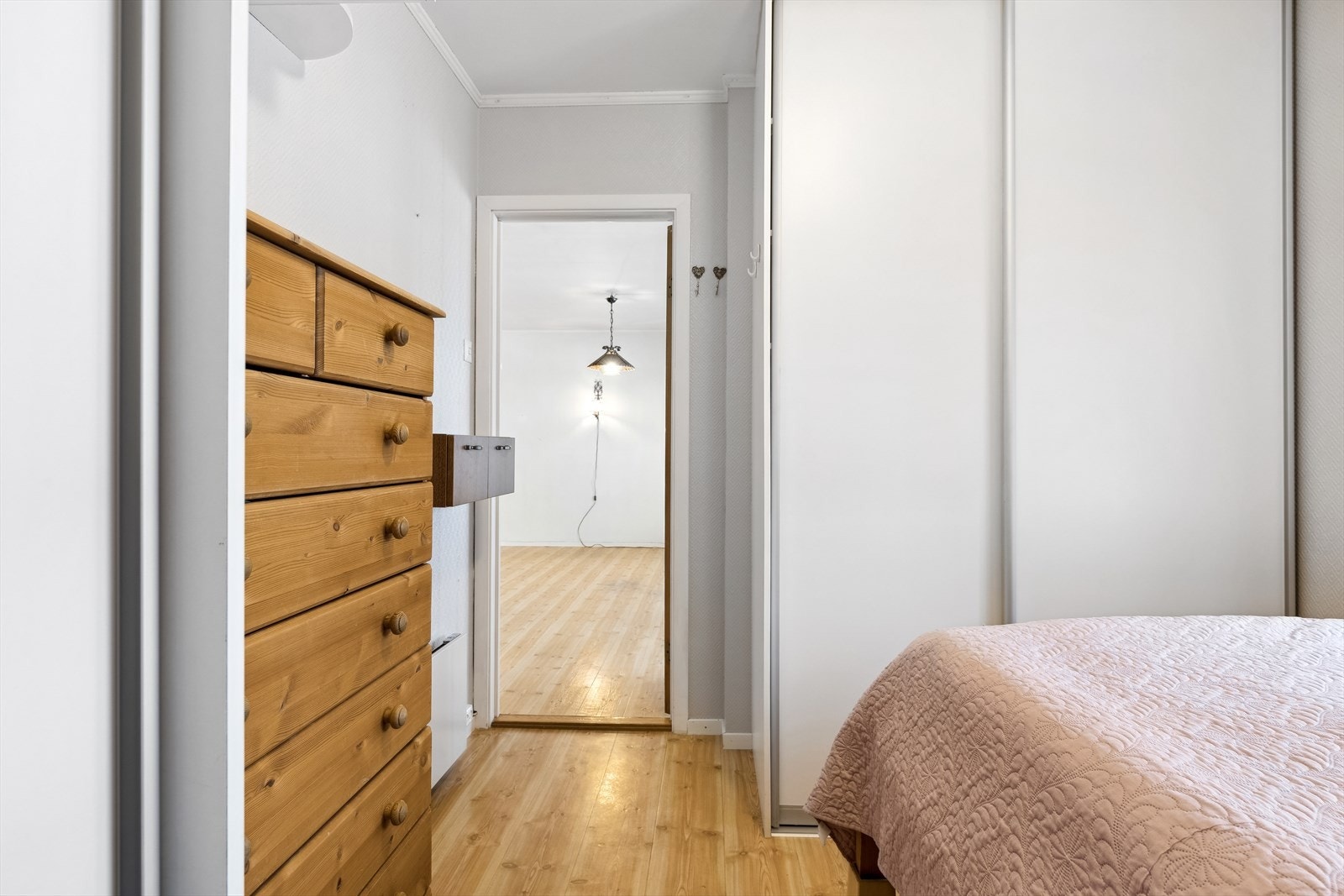 Leiligheten har ett soverom Galleribilde