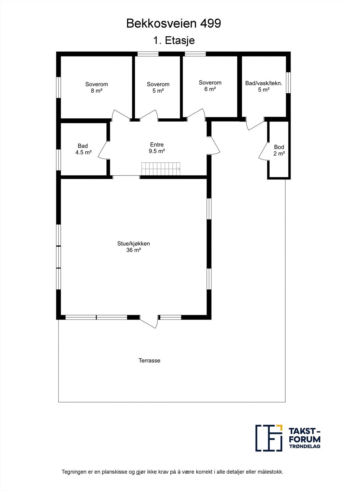 Planløsning 1.etasje Galleribilde