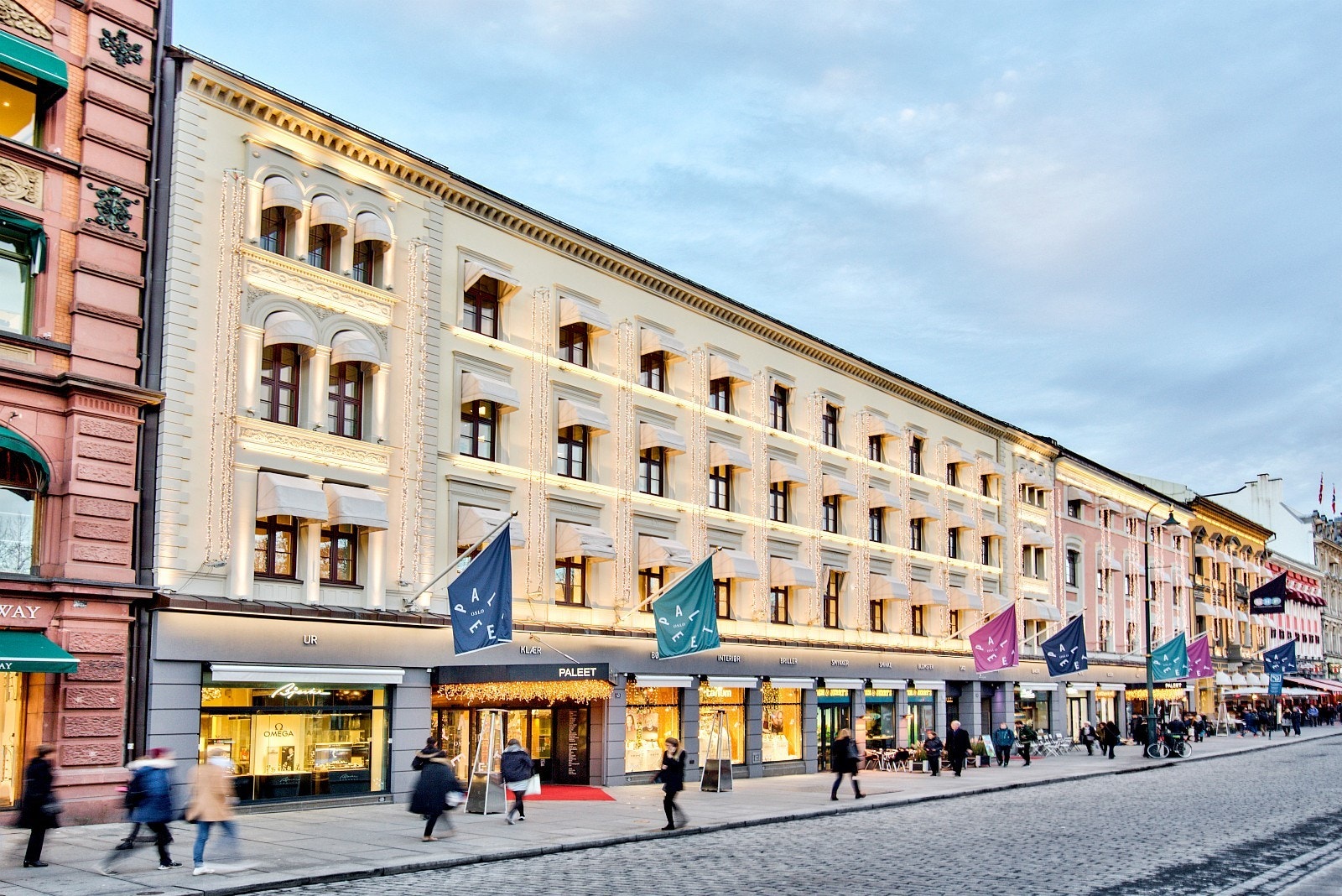 Fasade Paleet, kjent og kjært for byens befolkning Galleribilde