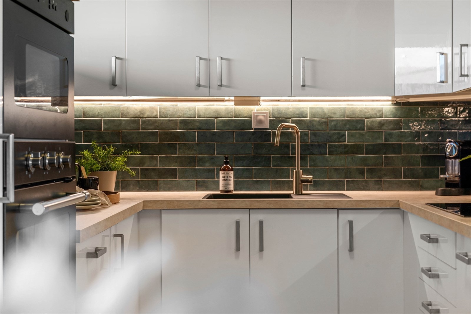 Kjøkken med fine detaljer Galleribilde