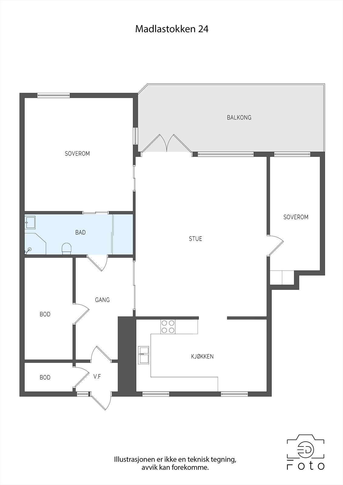 Plantegning Galleribilde