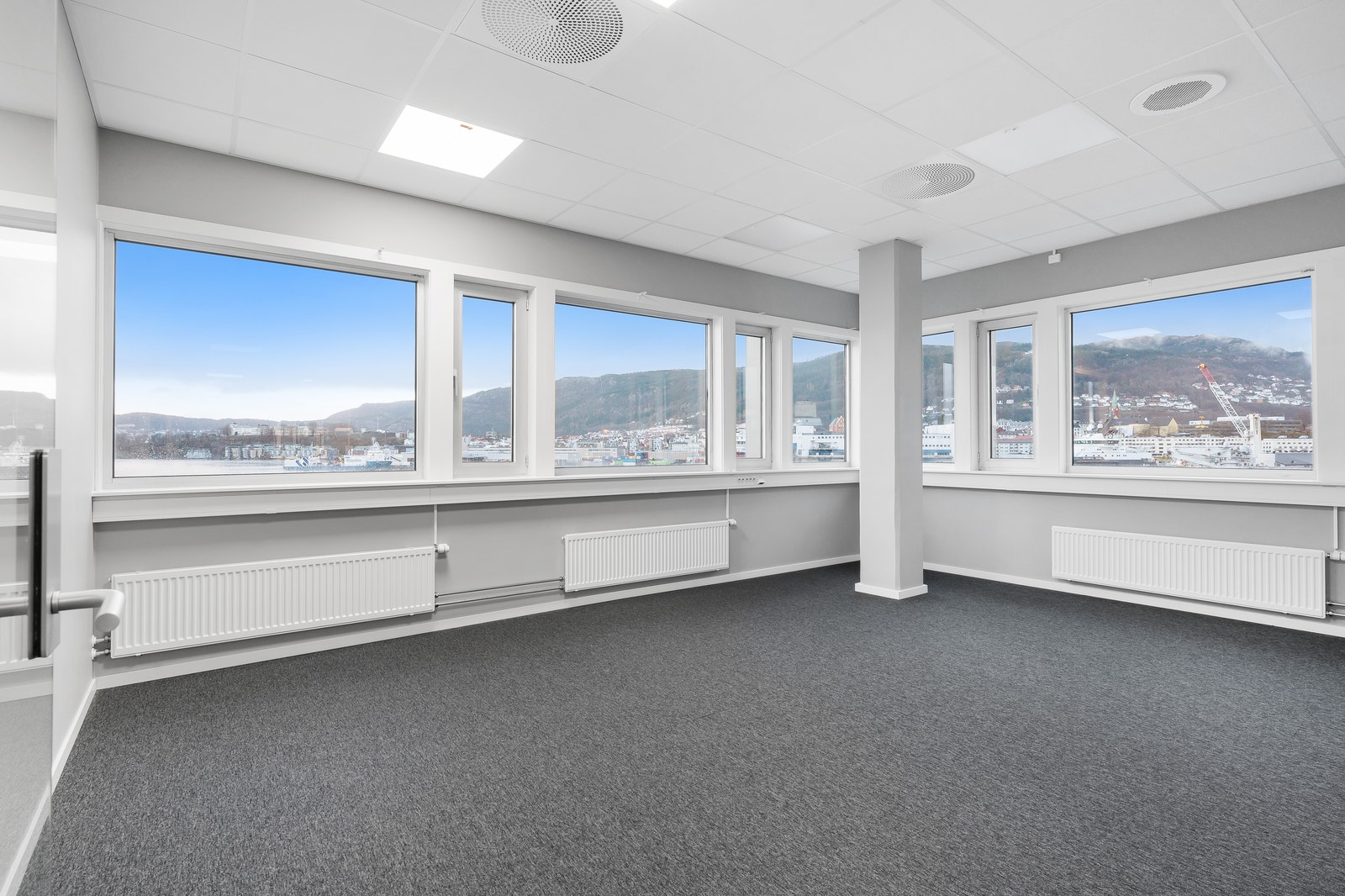 Eksempel på kontorlokaler som er levert. Galleribilde