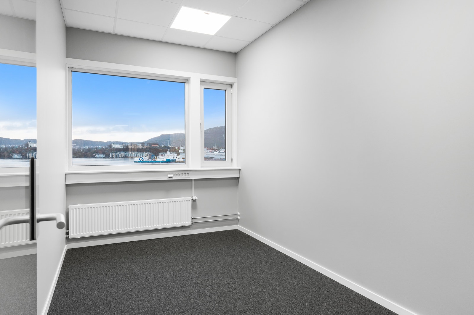 Eksempel på kontorlokaler som er levert. Galleribilde