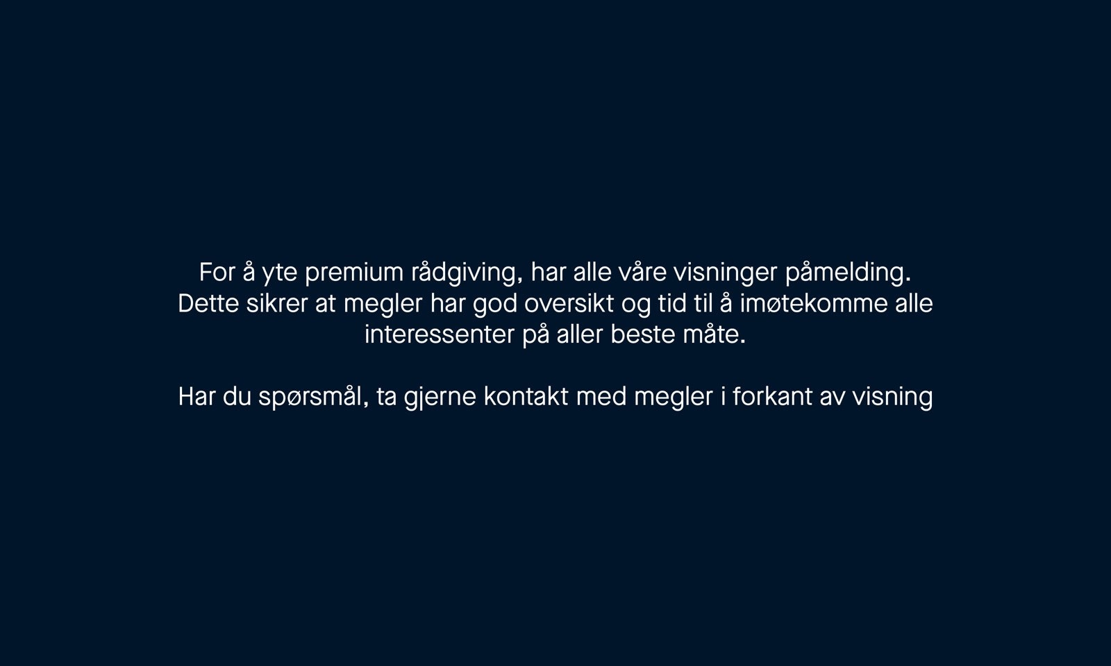 Meldt deg på visning! Galleribilde