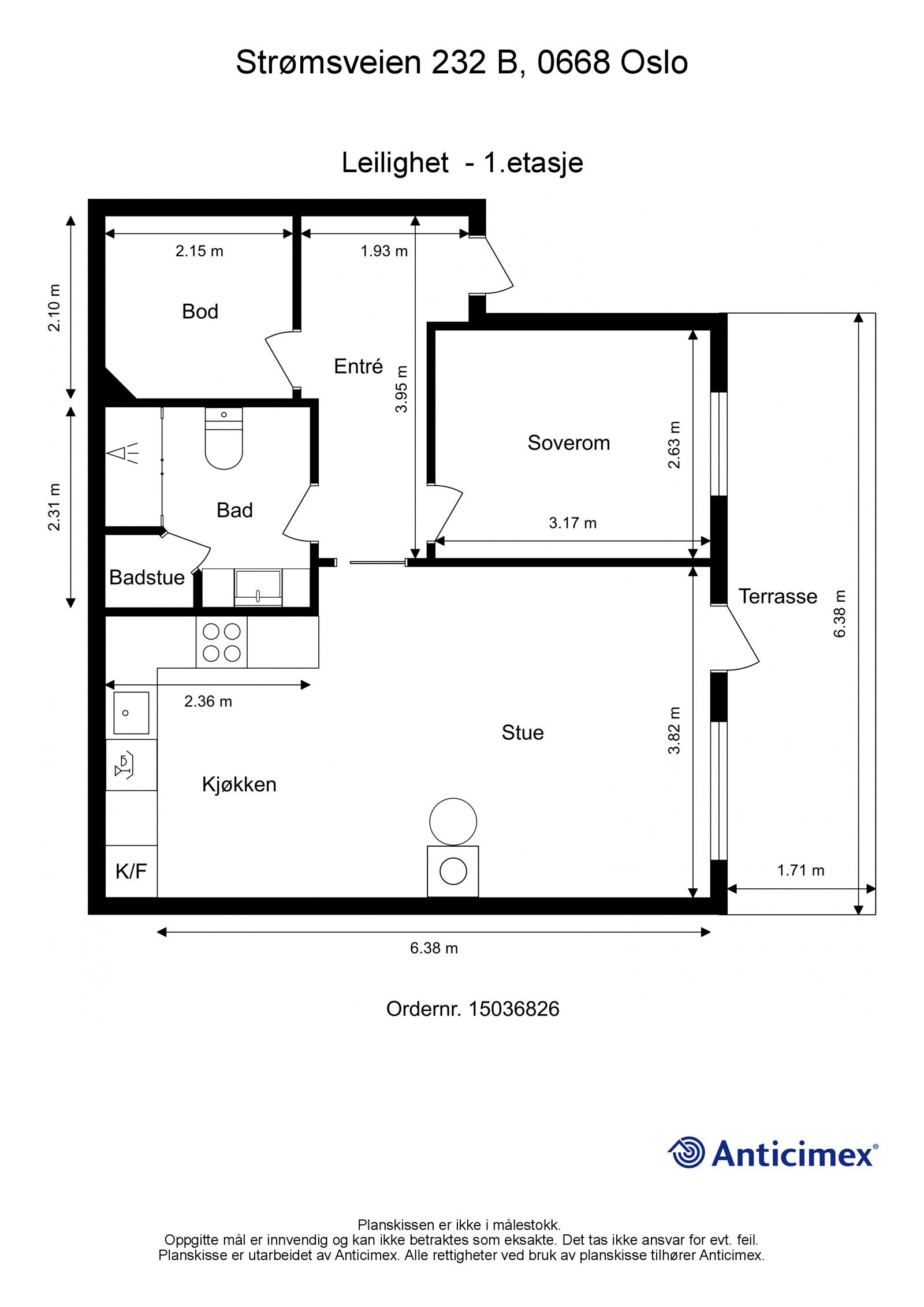 Plantegning Galleribilde