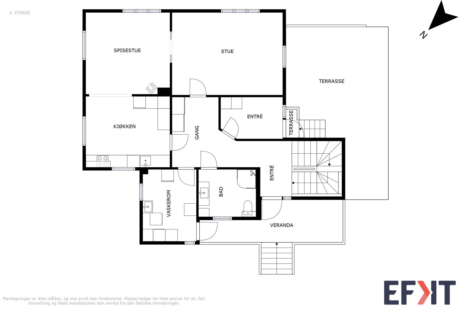 Planskisse 1. etasje Galleribilde