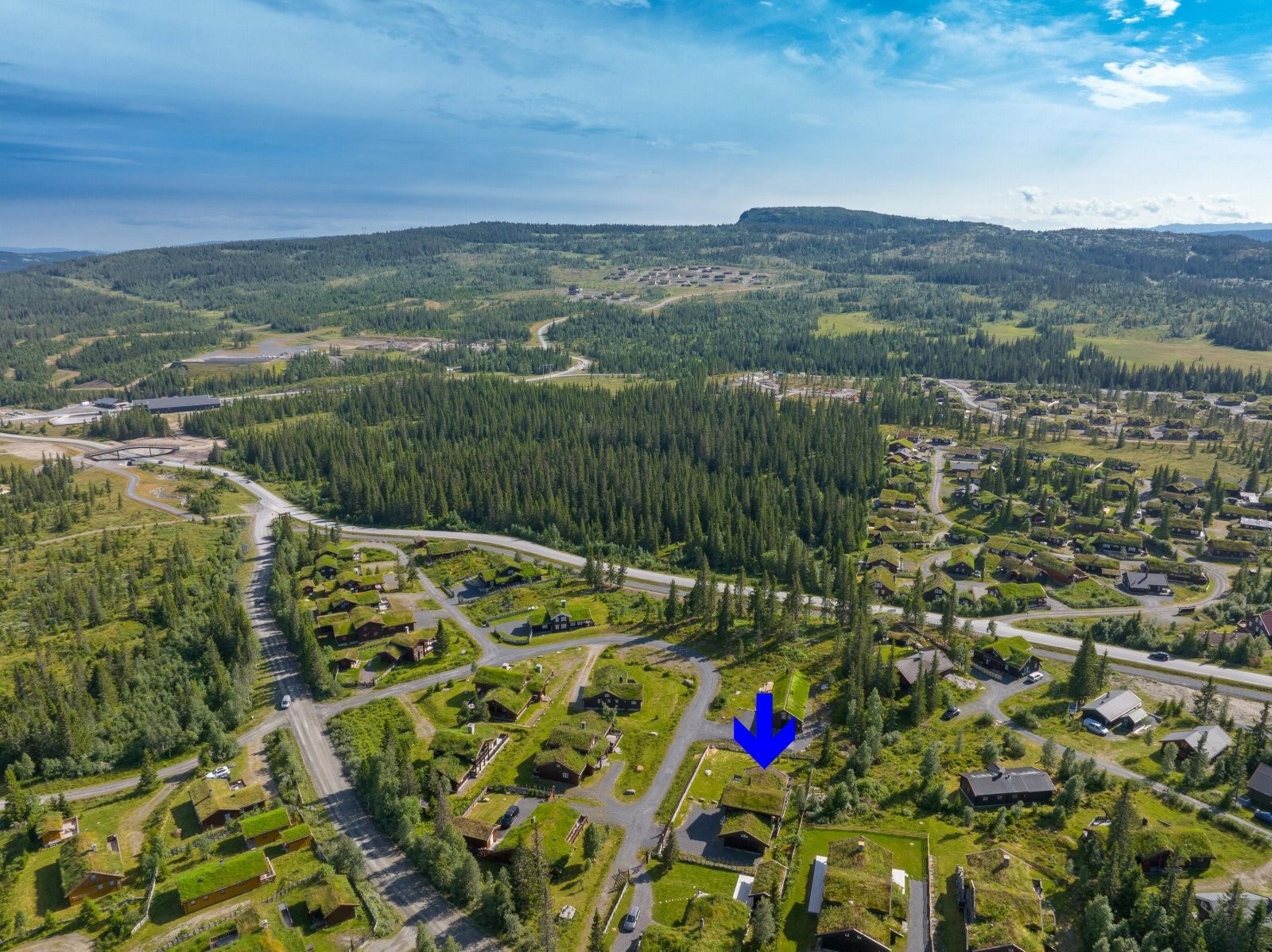 Hytta ligger i et meget attraktivt område på Skeikampen. Galleribilde