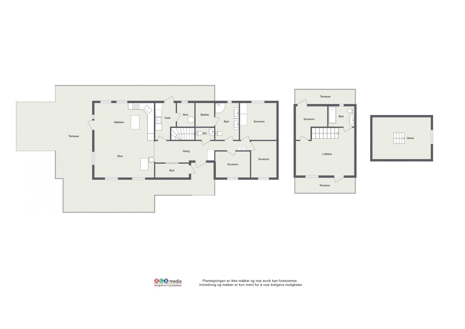 Plantegning Snippen 13. Galleribilde