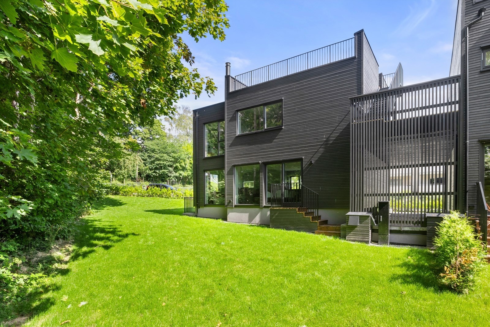 Boligen har eksklusiv bruksrett til egne uteområder. Galleribilde