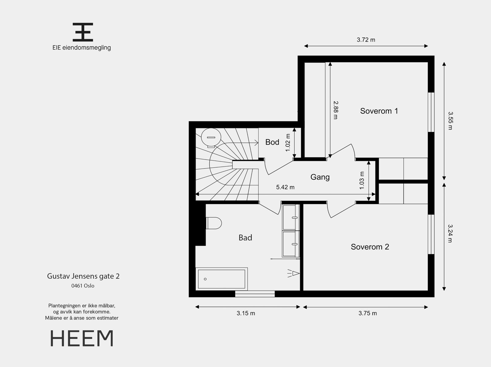 Plantegning | Kjelleretasjen, utbygd i 2016. Galleribilde