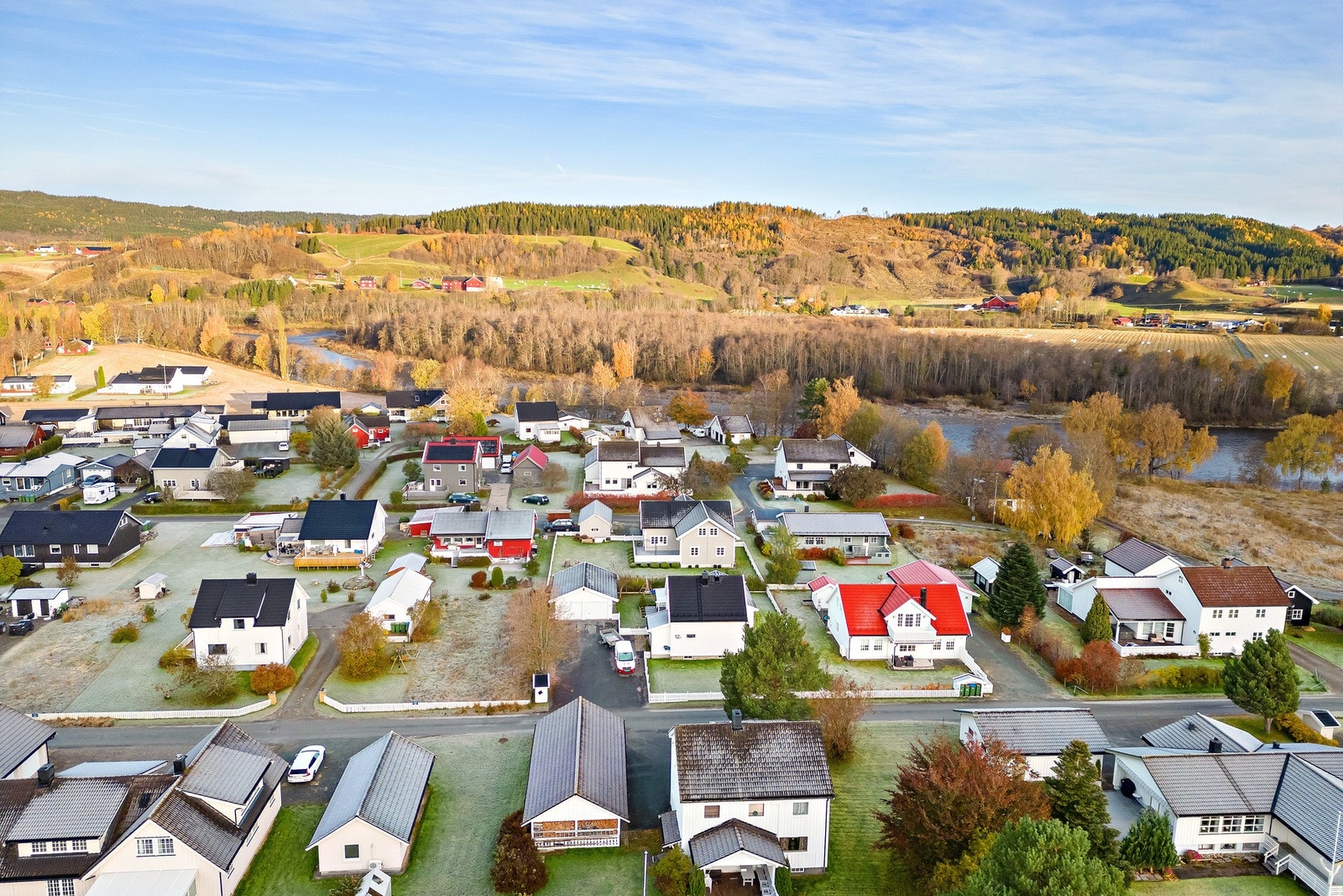 Palestina og Hegra byr på fine omgivelser med nærhet til skog og mark - gode turmuligheter. Galleribilde