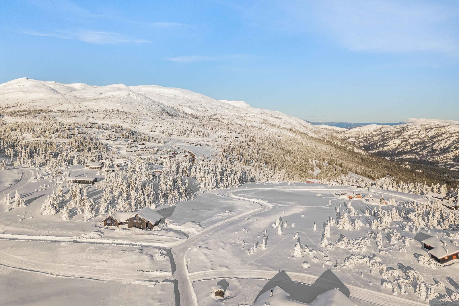 Flott og snørikt område Galleribilde