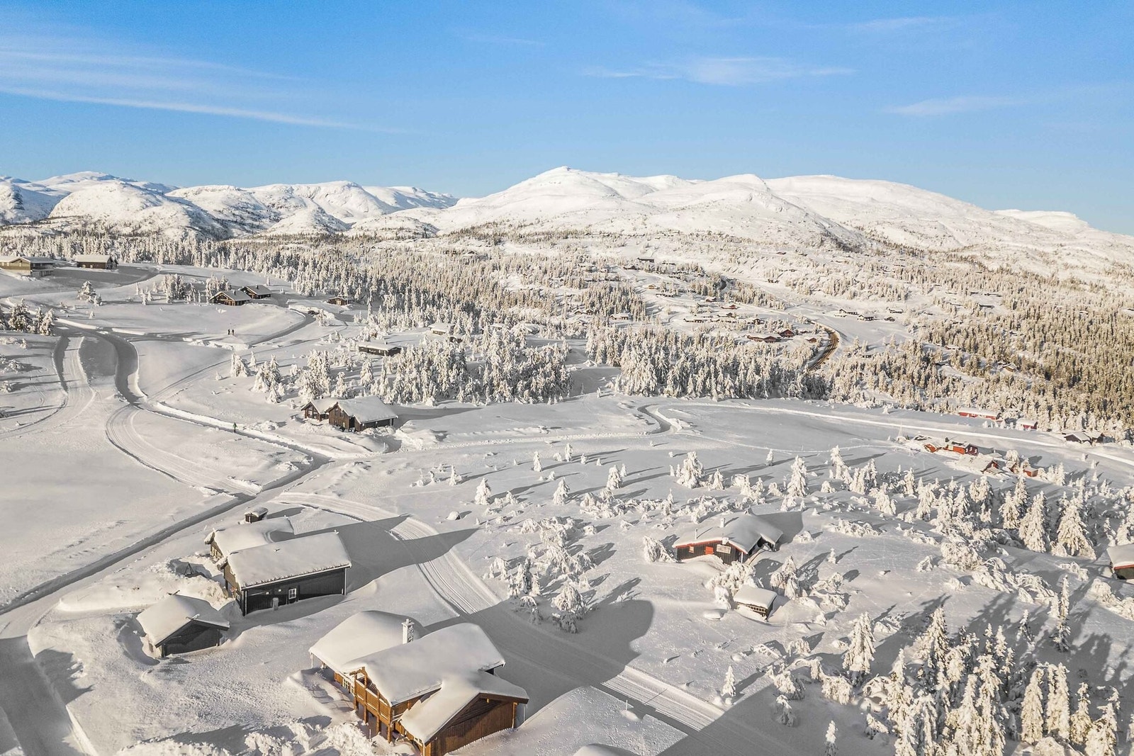 Drone over området Galleribilde