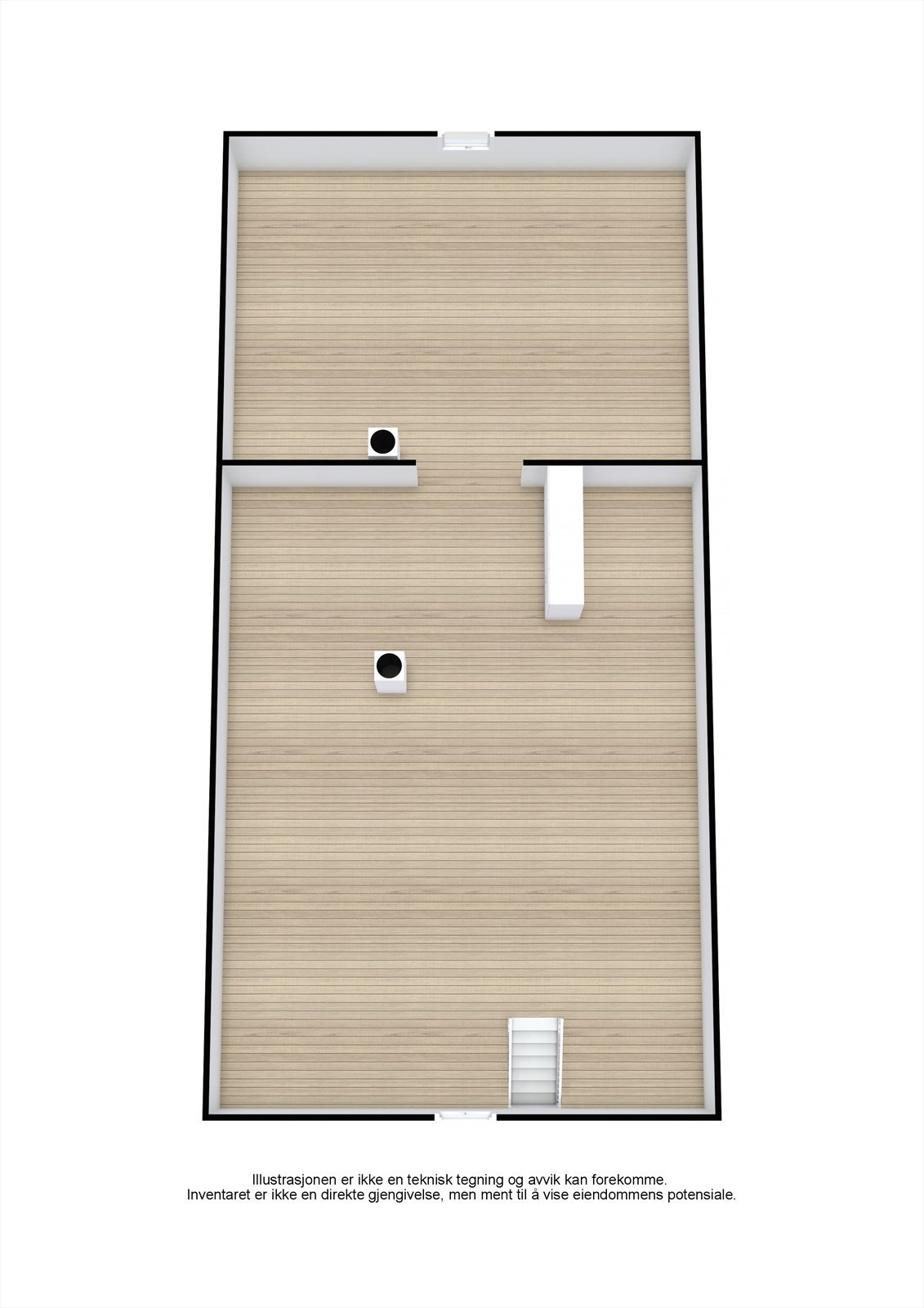 Plantegning - Loft Galleribilde
