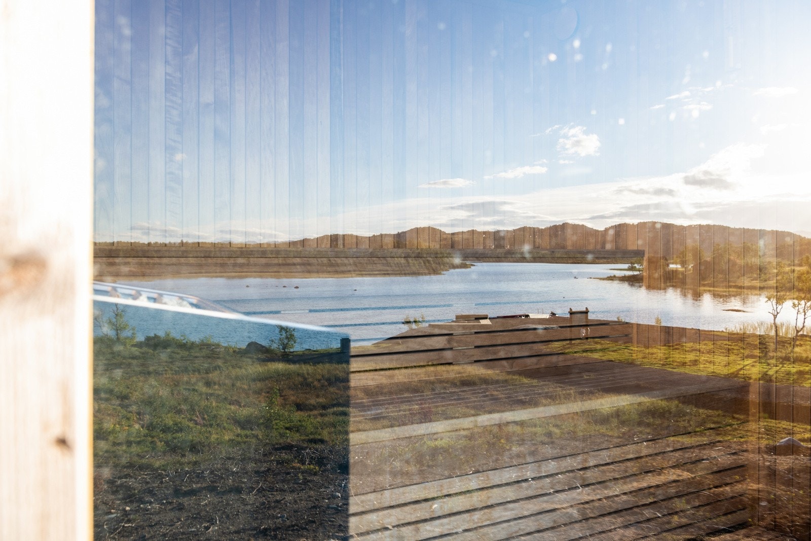 Fantastisk utsikt fra badstuen Galleribilde