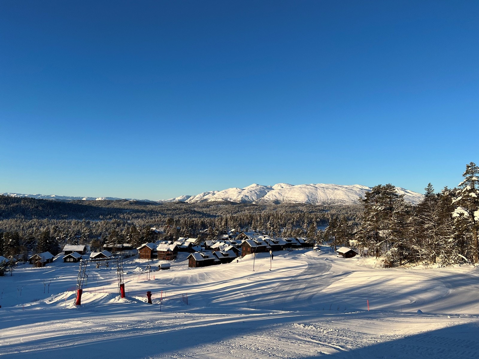Flotte forhold i bakken! Her ved Tiur Galleribilde