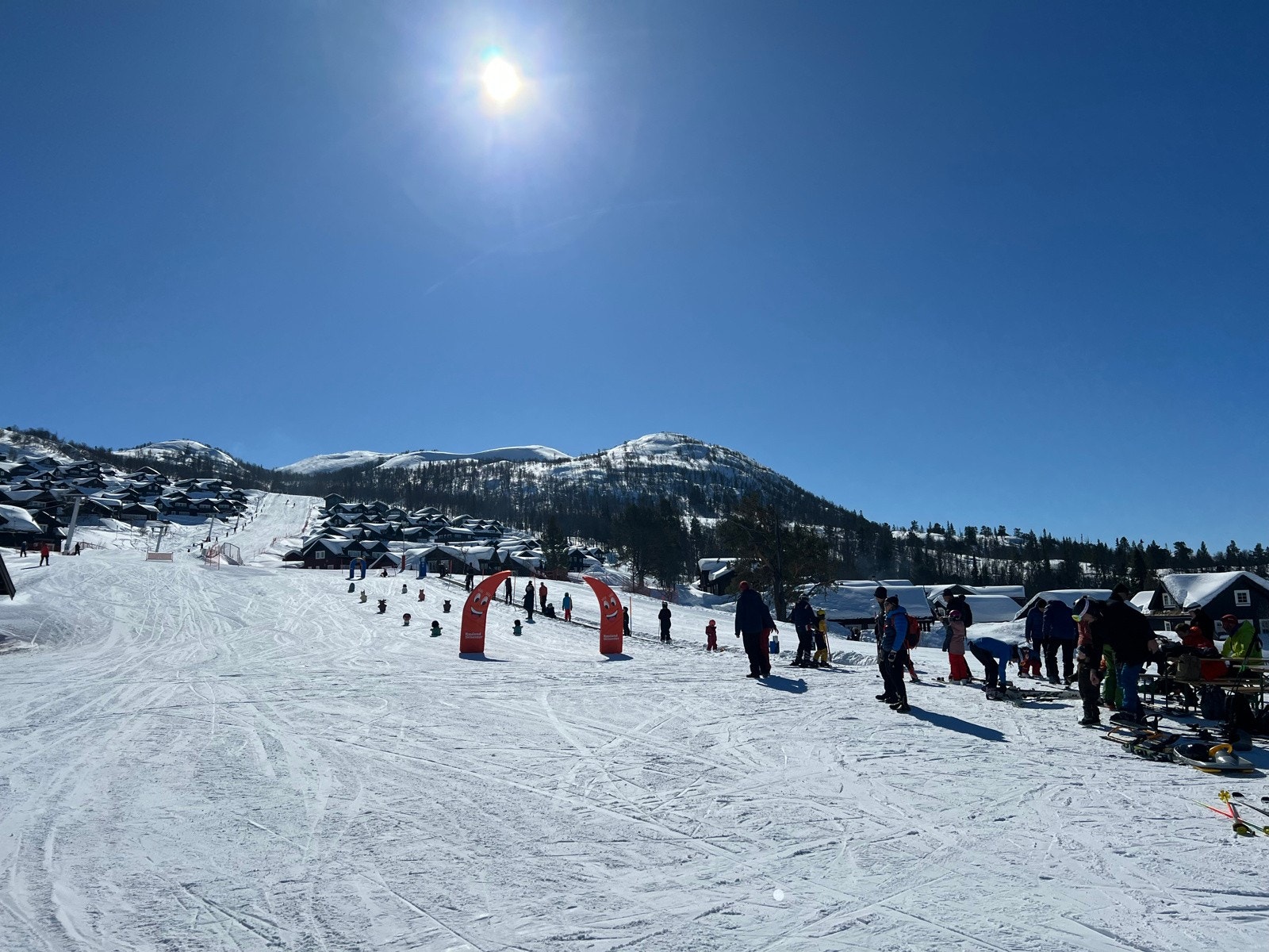 En av barnebakkene Galleribilde