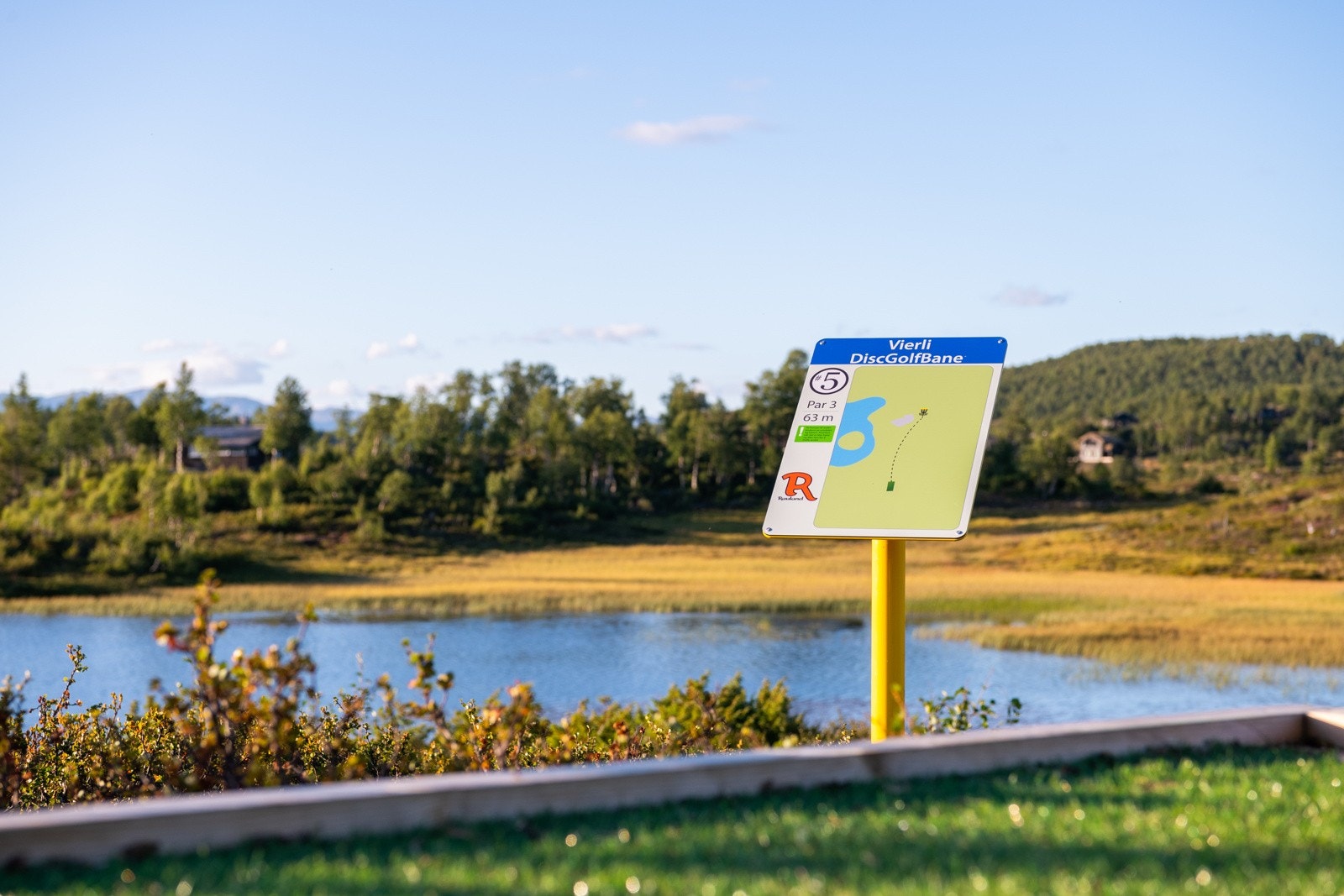 For de aktive er det fint å vite at det i 2022 ble satt opp DiscGolfbane Galleribilde