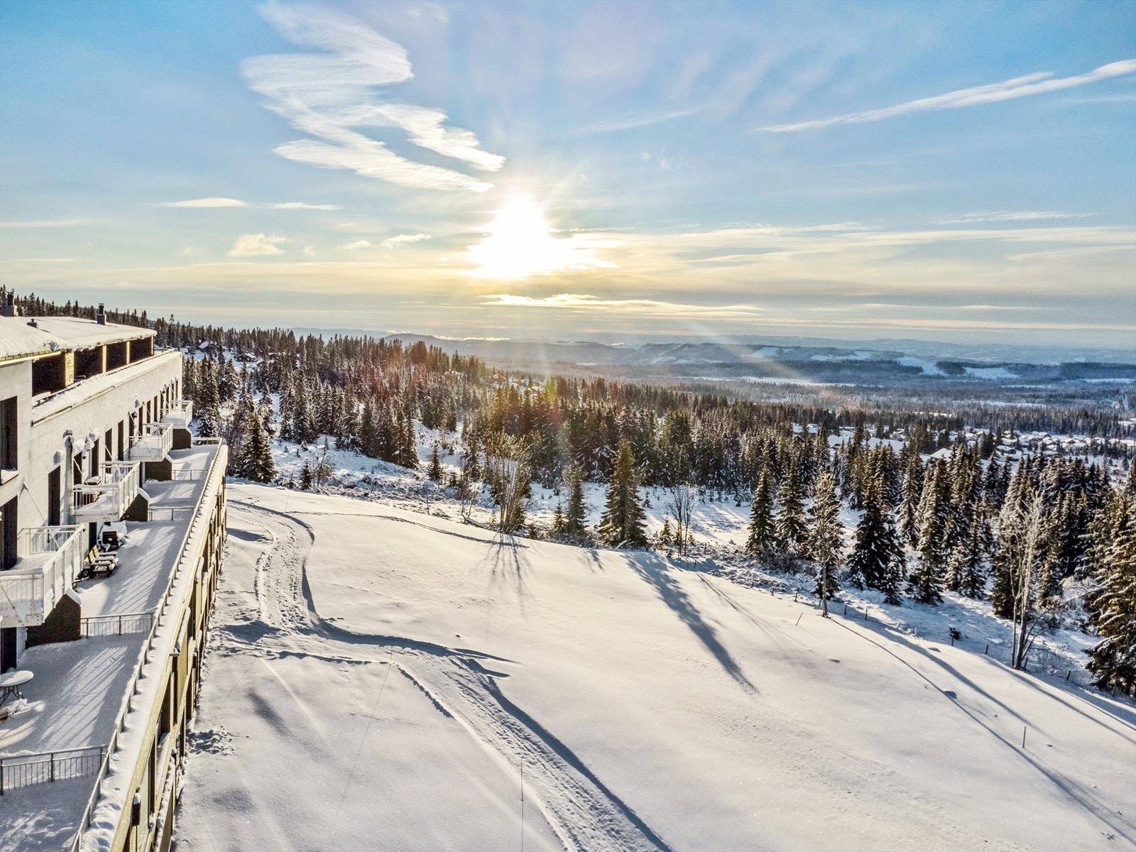 Nydelig solgang! Galleribilde