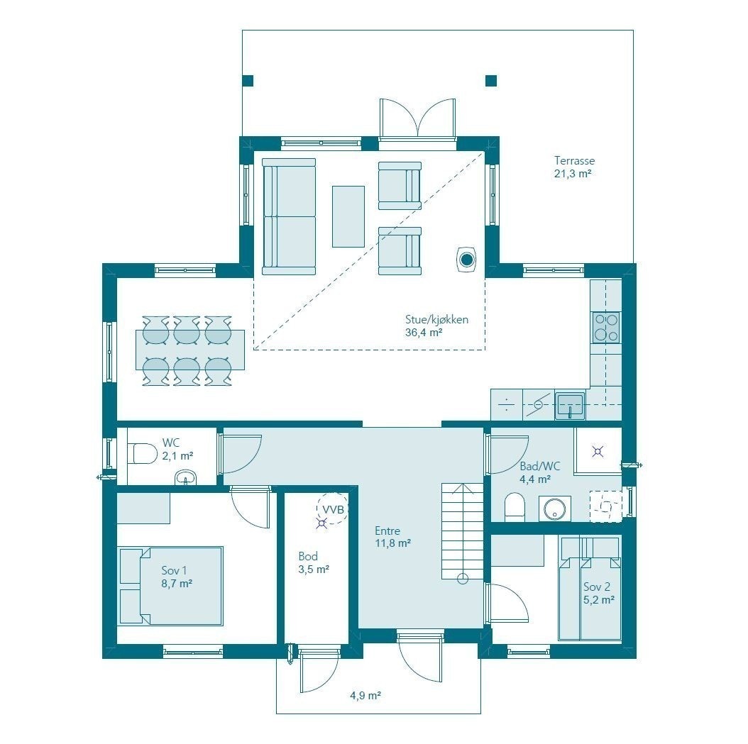 Grunnplan Galleribilde