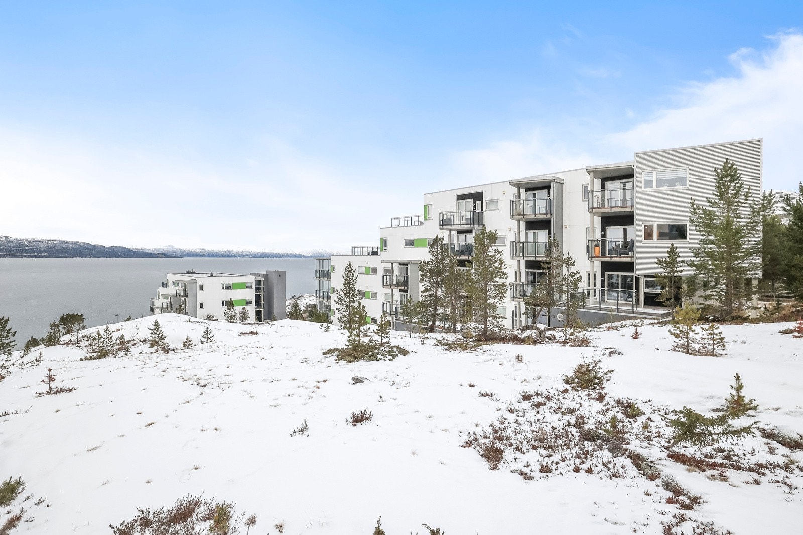Tollevikbergan er et naturskjønt og rolig boligområde like ved havet Galleribilde