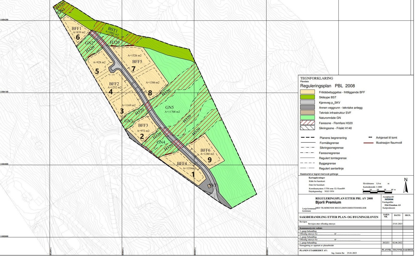 Bjorli Premium reguleringsplankart Galleribilde