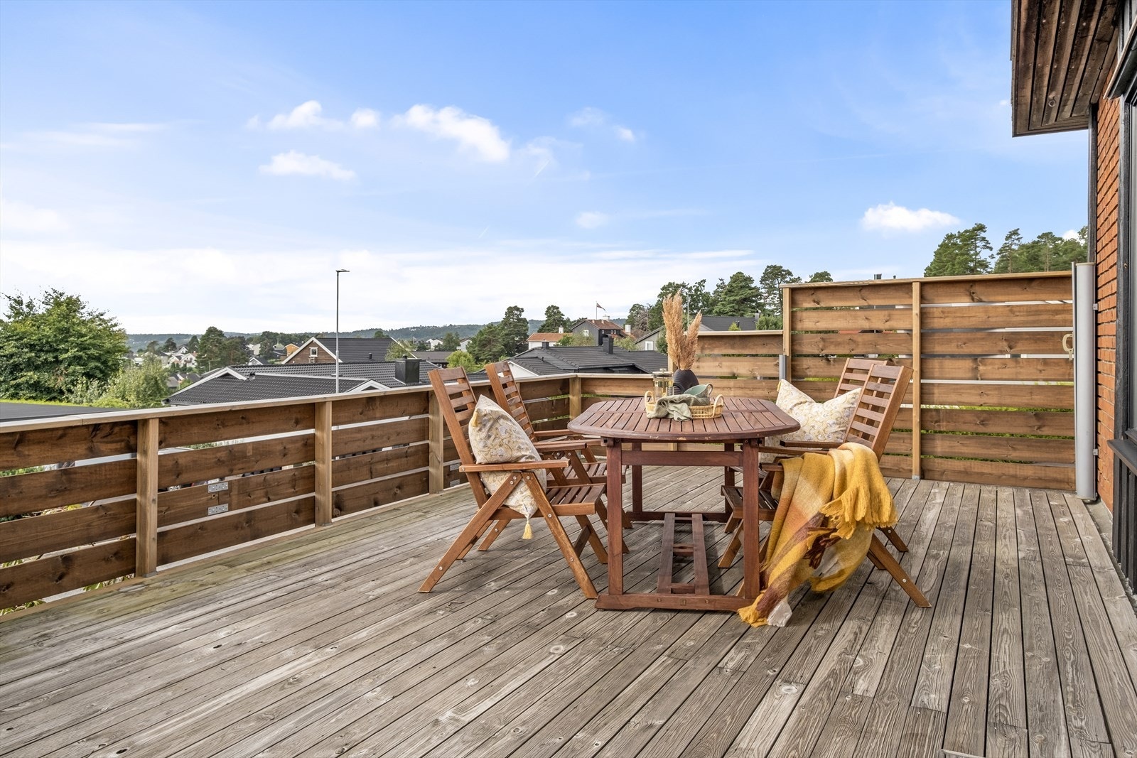Romslig takterrasse Galleribilde